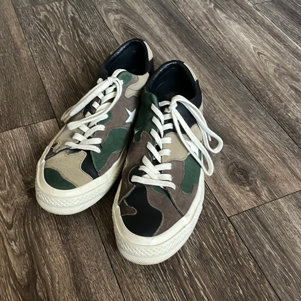 Converse ONE STAR Woodland Camouflage Pattern MENS SIZE 12